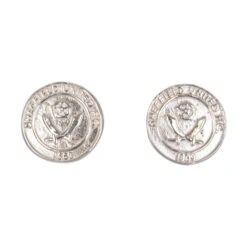 Crest Stud Earring Pair