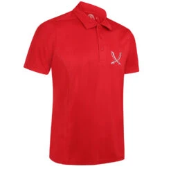 Mens Gym Polo Red -Elite Kit Co Store 2097