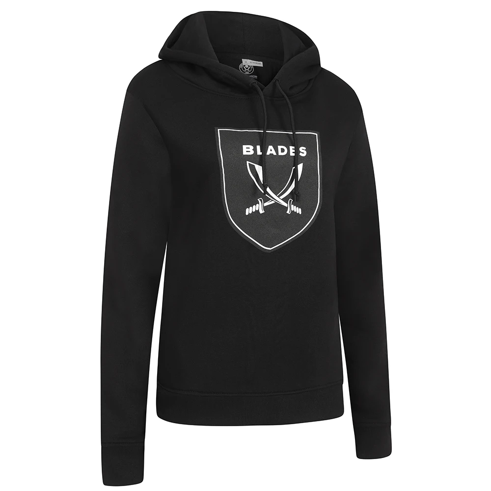 Ladies Blades Hoody Black 2 Ladies Blades Hoody Black - Image 2