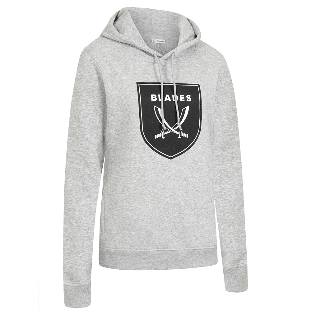 Ladies Blades Hoody Grey 4 Ladies Blades Hoody Grey - Image 4