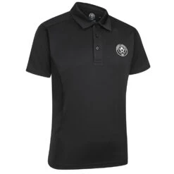 Mens Gym Polo Black -Elite Kit Co Store 4057