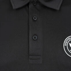 Mens Gym Polo Black