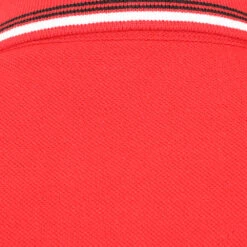 Rubber Full Crest LS Polo Red -Elite Kit Co Store 4199