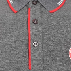 Rubber Full Crest Polo Grey