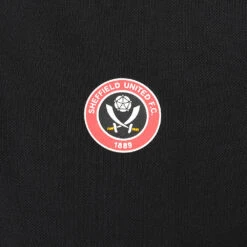 Rubber Full Crest LS Polo Black -Elite Kit Co Store 4461