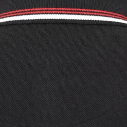 Rubber Full Crest LS Polo Black -Elite Kit Co Store 4463