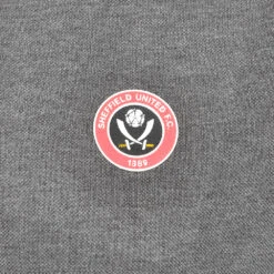 Rubber Full Crest LS Polo Grey -Elite Kit Co Store 4466