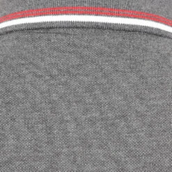 Rubber Full Crest LS Polo Grey -Elite Kit Co Store 4468