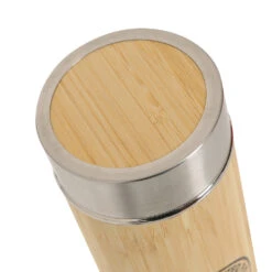Crest Bamboo Flask -Elite Kit Co Store 4961
