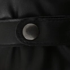 Crest Faux Leather Gloves