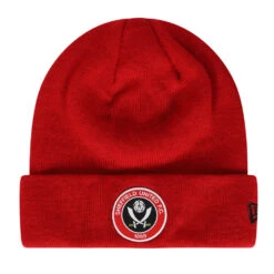 New Era Cuff Knit Red Beanie