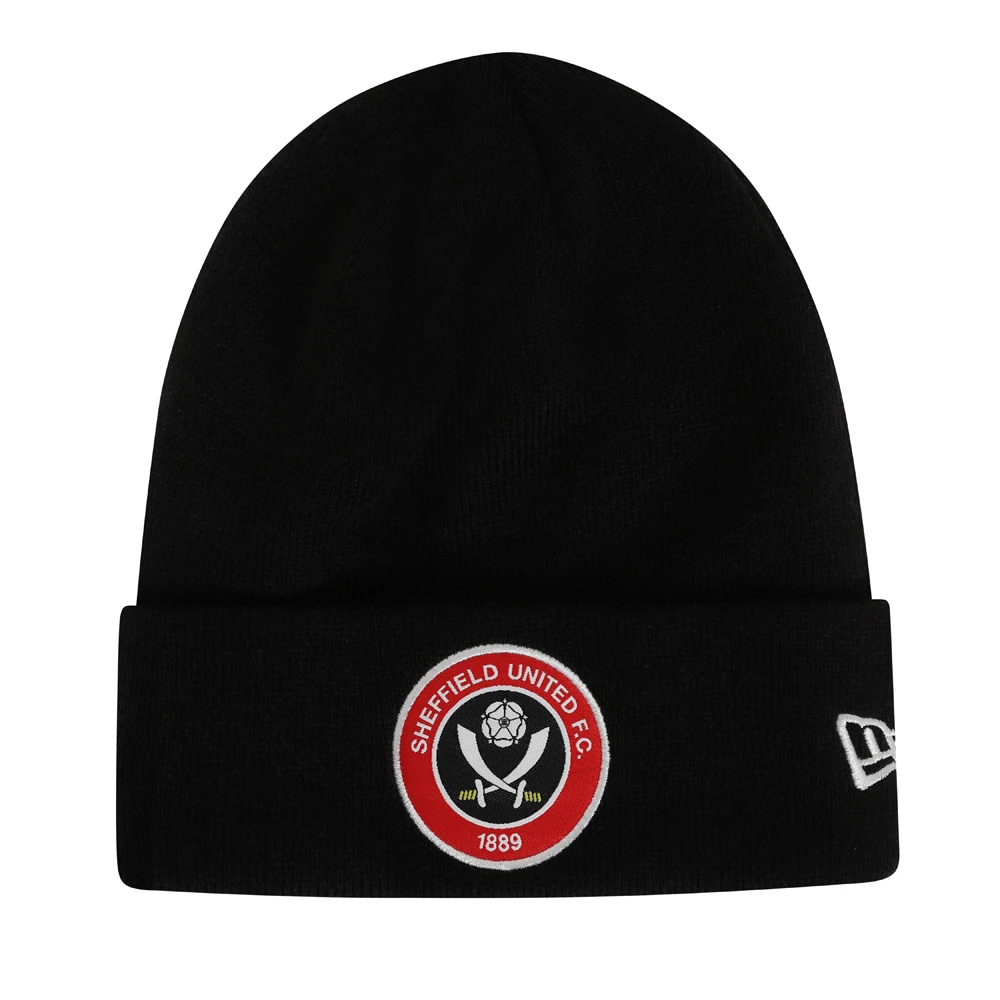 New Era Cuff Knit Black Beanie 2 New Era Cuff Knit Black Beanie - Image 2