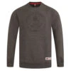 Embossed Crest Sweat Grey