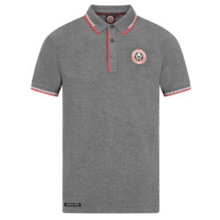 Rubber Full Crest Polo Grey -Elite Kit Co Store 5570 178