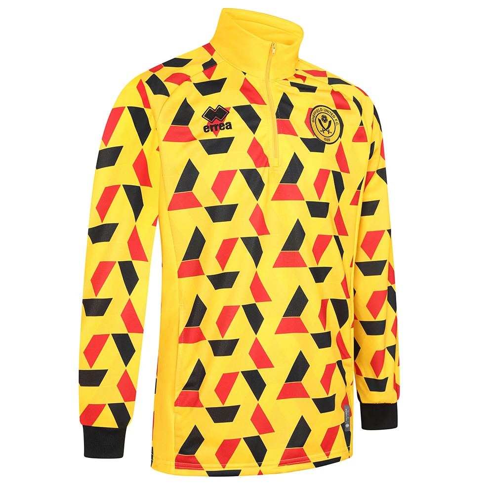 Junior Warm Up 1/4 Zip 23 Y/B/R 5 Junior Warm Up 1/4 Zip 23 Y/B/R - Image 5