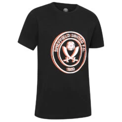 Junior Mono Crest Tee Black