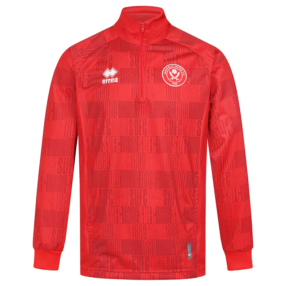 Adult Warm Up 1/4 Zip 23 R/W 2 Adult Warm Up 1/4 Zip 23 R/W - Image 2