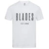 Junior Blades 1889 Tee White/Grey