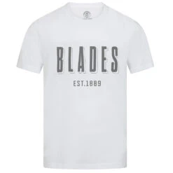 Junior Blades 1889 Tee White/Grey
