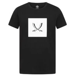 Junior Sword Patch Tee Black