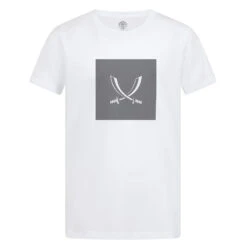 Junior Sword Patch Tee White -Elite Kit Co Store 6450 23
