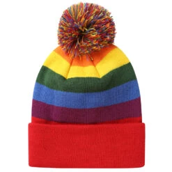 Rainbow Bobble Hat -Elite Kit Co Store 6835